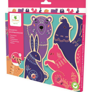 Scratch Art - vyškrabávání - lesní zvířátka