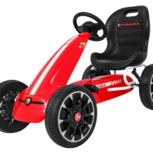 ABARTH šlapací motokára červená