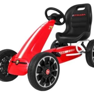 ABARTH šlapací motokára červená