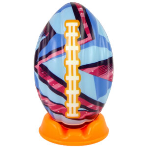 Barevný míč na rugby