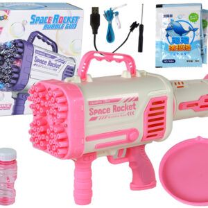 Bublifuk bazooka Space rocket růžový
