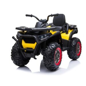 Dětská elektrická čtyřkolka 4x4 žlutá