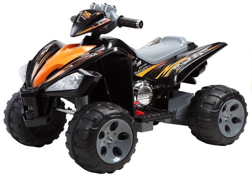 Dětská elektrická čtyřkolka AMS černá