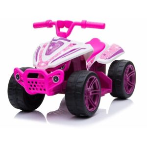 Dětská elektrická čtyřkolka Little Monster růžová