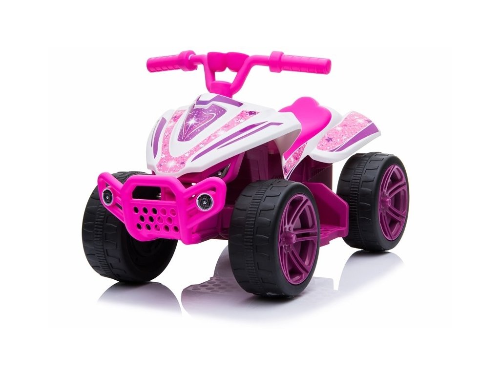 Dětská elektrická čtyřkolka Little Monster růžová