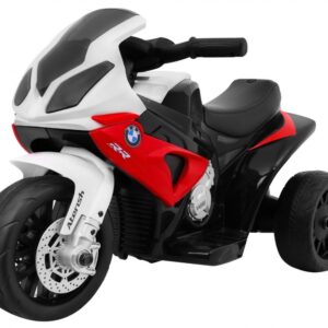 Dětská elektrická motorka BMW S1000RR tříkolka červená