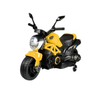 Dětská elektrická motorka GTM188 žlutá