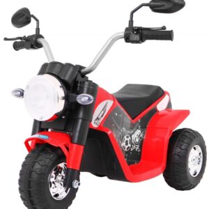 Dětská elektrická motorka MiniBike červená