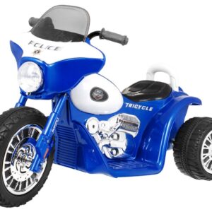Dětská elektrická motorka modrá