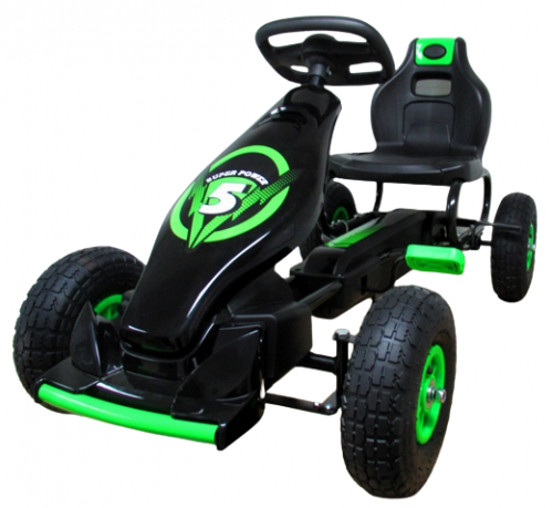 Dětská šlapací motokára G8 zelená