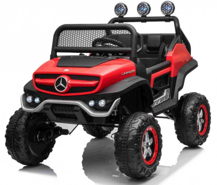 Dětské elektrické autíčko Buggy Mercedes-Benz Unimog 4x4 červené