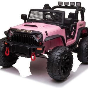 Dětské elektrické autíčko Jeep Power růžové