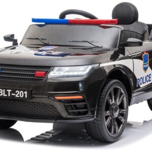Dětské elektrické autíčko Police černé