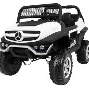 Dětské elektrické auto Buggy 4x4 Mercedes-Benz Unimog bílé