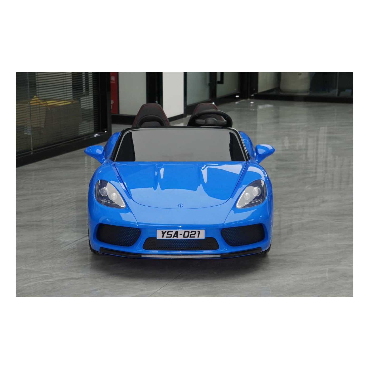 Dětské elektrické auto Perfecta lakované modré - Obrázek 2