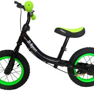 Dětské odrážedlo R3 12'' zeleno-černé