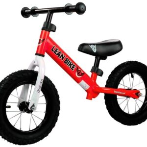 Dětské odrážedlo Rocky nafukovací kola červené