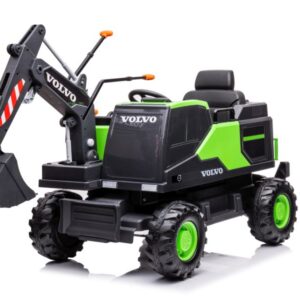 Dětský elektrický bagr Volvo DK zelený