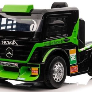 Dětský elektrický kamion Mercedes Axor LCD zelený