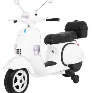 Dětský elektrický skútr Vespa bílý