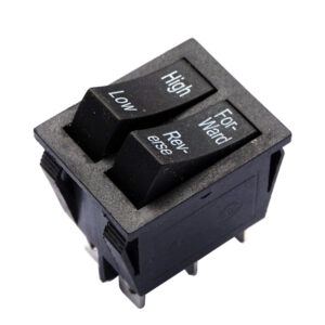 Dvojitý tlačítkový přepínač rychlostní dopředu-dozadu