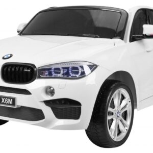 Elektrické autíčko BMW X6 M dvoumístné XXL bílé
