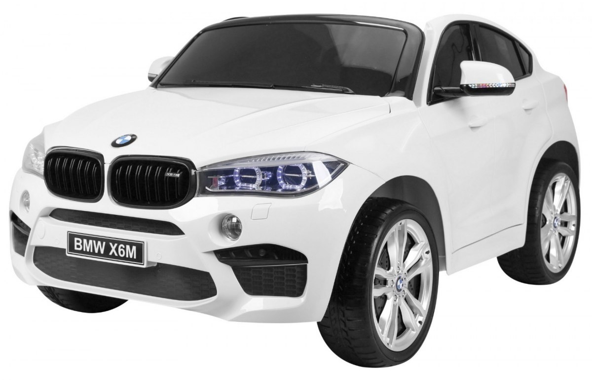 Elektrické autíčko BMW X6 M dvoumístné XXL bílé