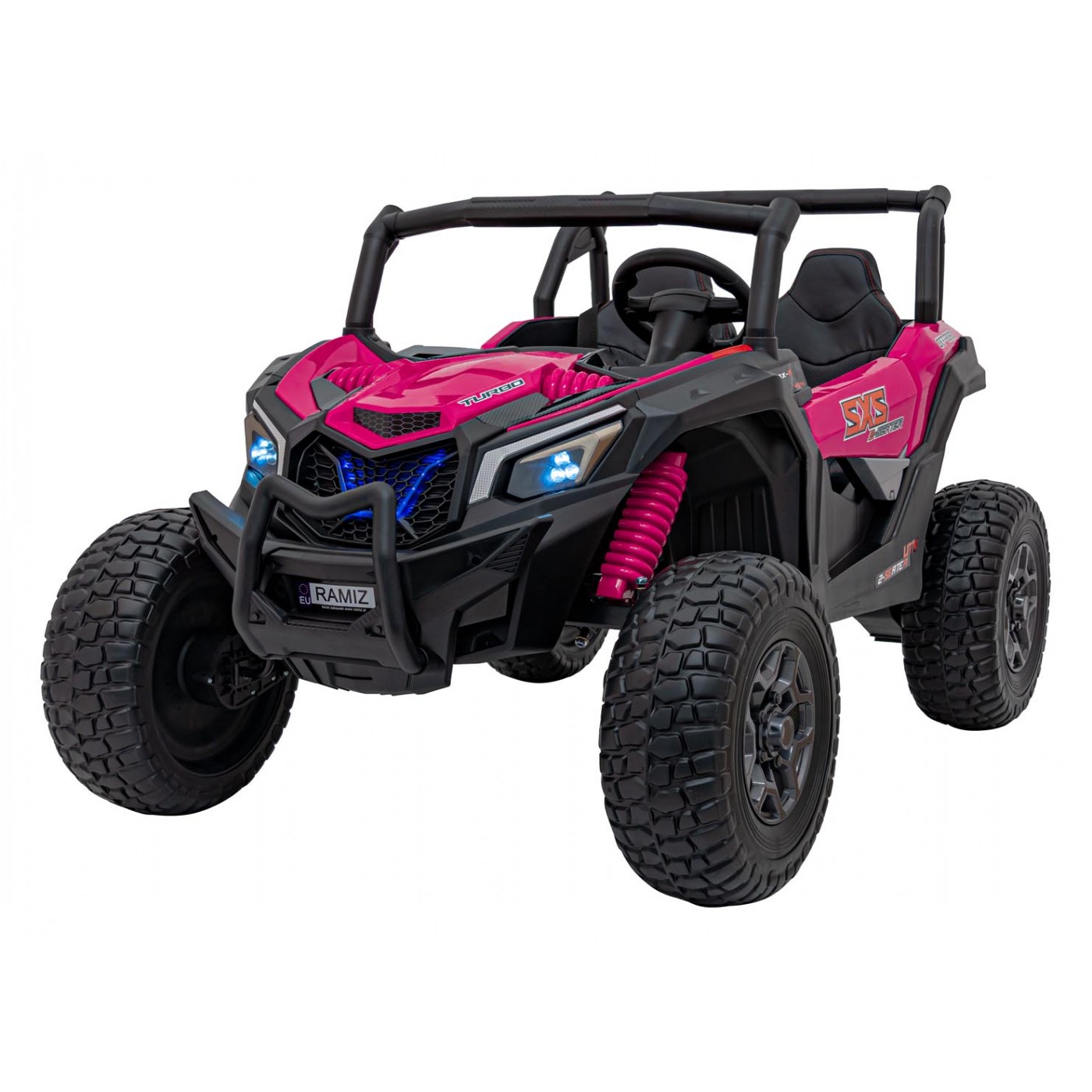 Elektrické autíčko Buggy UTV X3 Off-Road 4x4 24V růžové