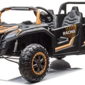 Elektrické autíčko Buggy UTV čtyřmístné 24V pěnová EVA kola zlatá