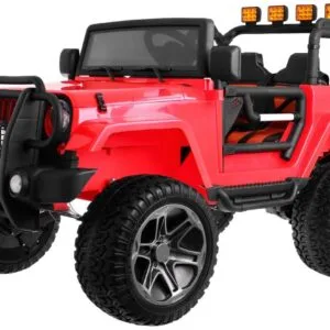 Elektrické autíčko Jeep Monster 4x4 červené