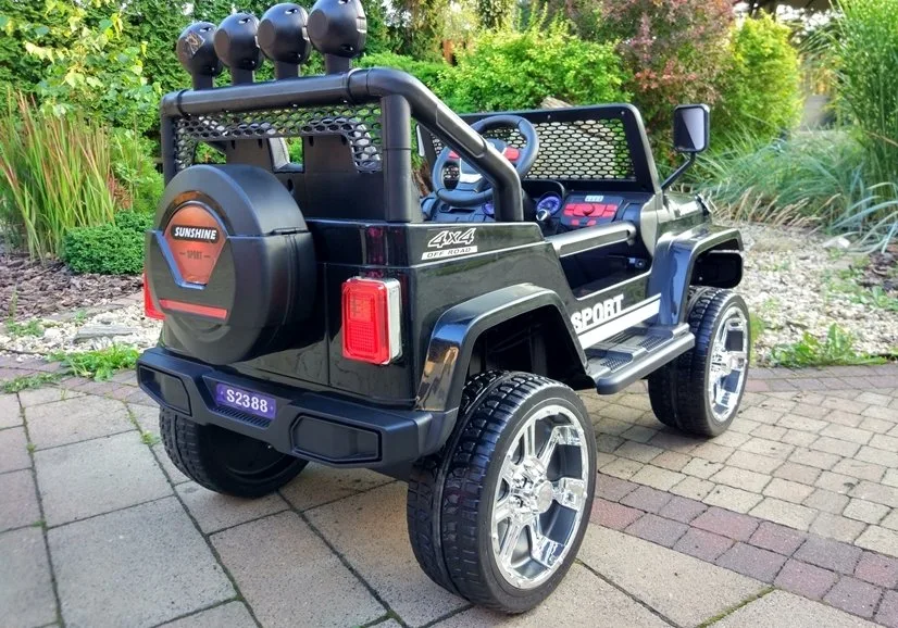 Elektrické autíčko Jeep Raptor 4x4 černé - Obrázek 2