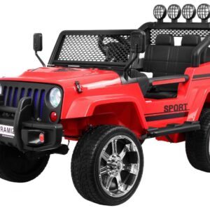 Elektrické autíčko Jeep Raptor 4x4 červené
