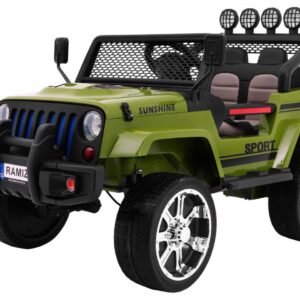 Elektrické autíčko Jeep Raptor 4x4 zelené