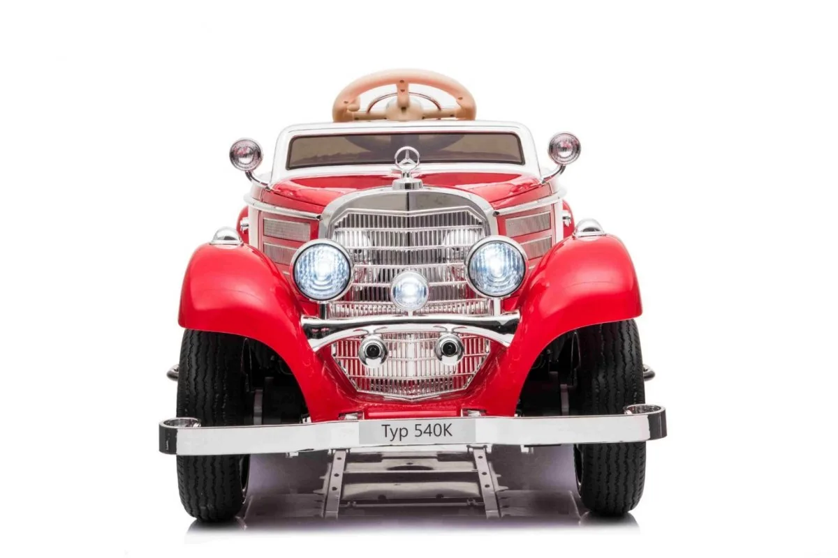 Elektrické autíčko Mercedes Benz Retro 540K 4x4 červené - Obrázek 2