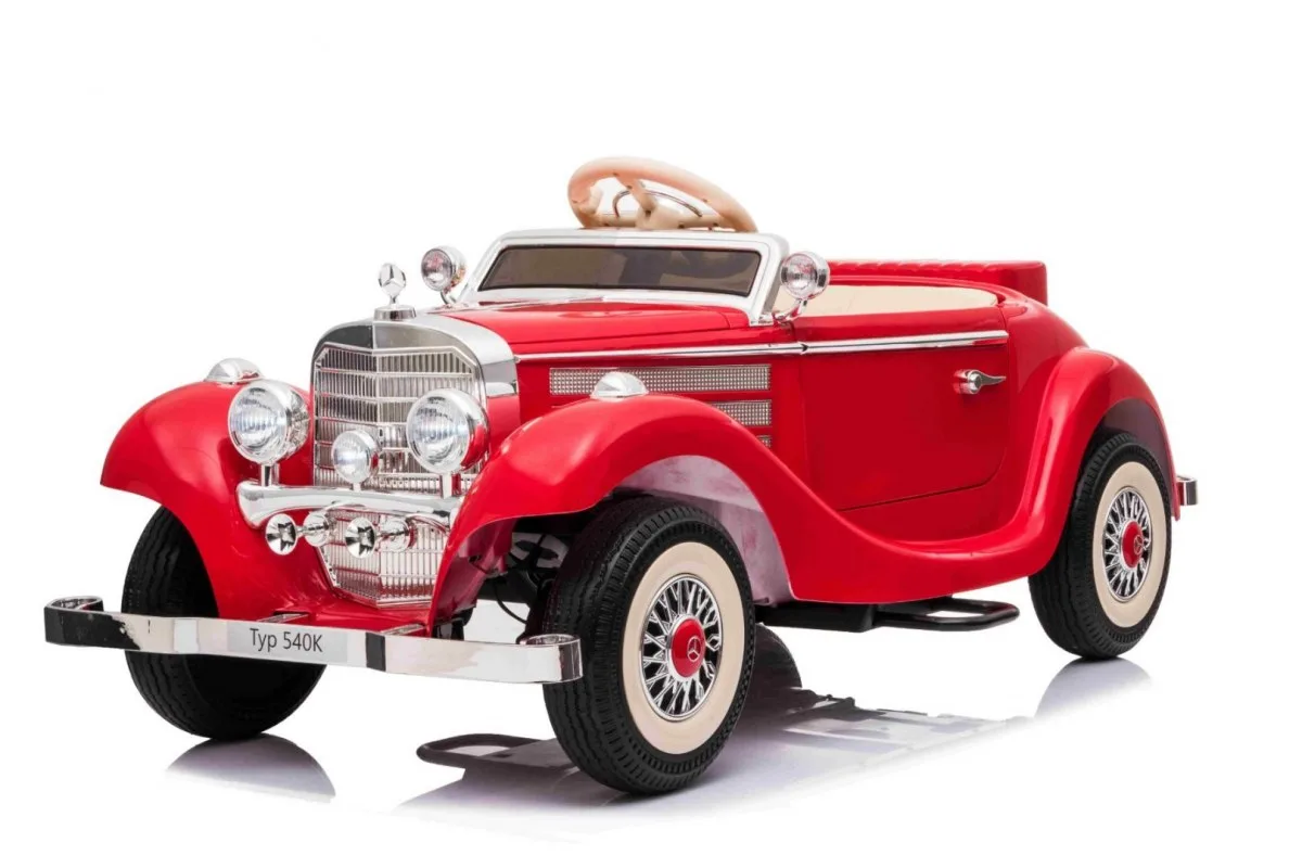 Elektrické autíčko Mercedes Benz Retro 540K 4x4 červené