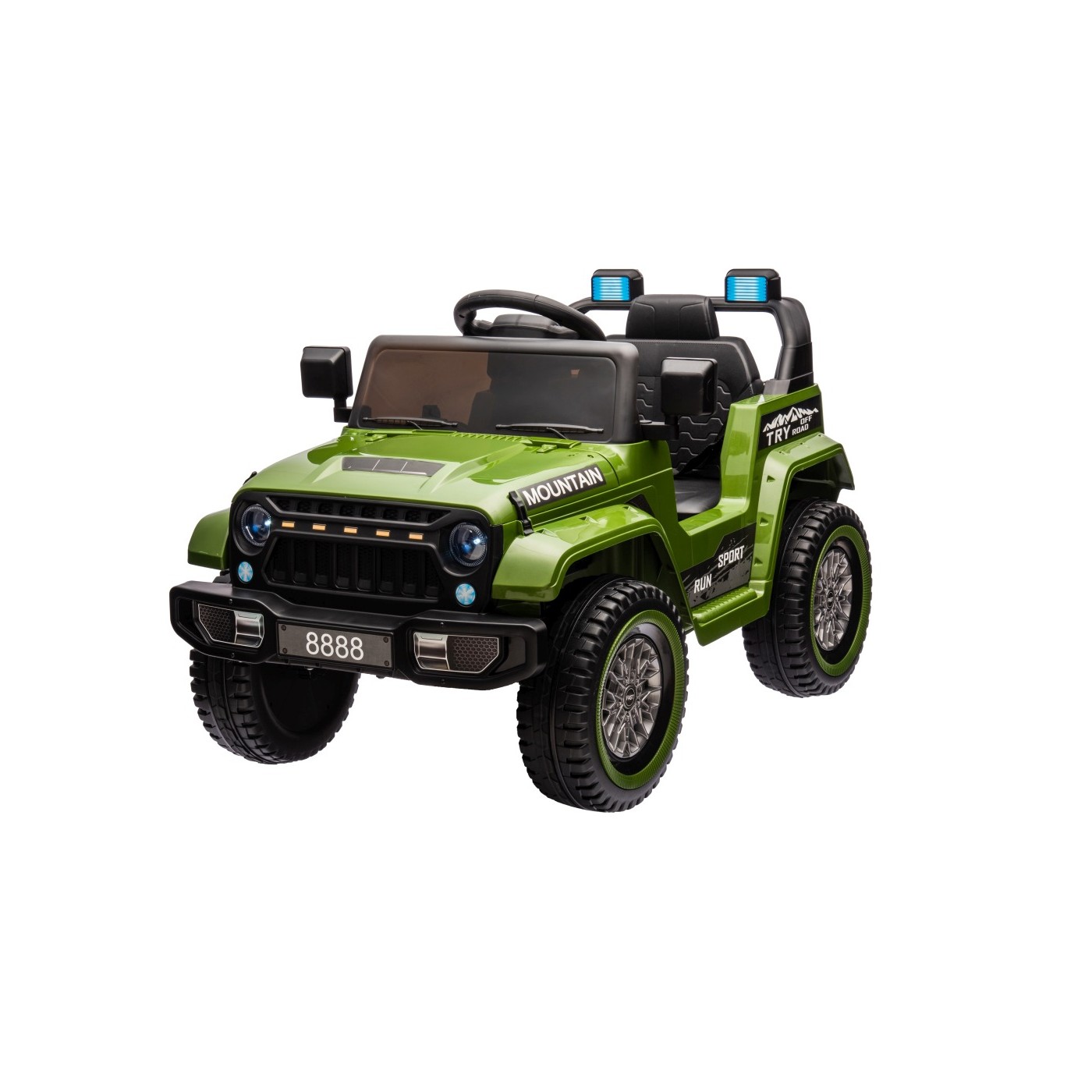 Elektrické autíčko OFF ROAD Mountain zelené - Obrázek 2