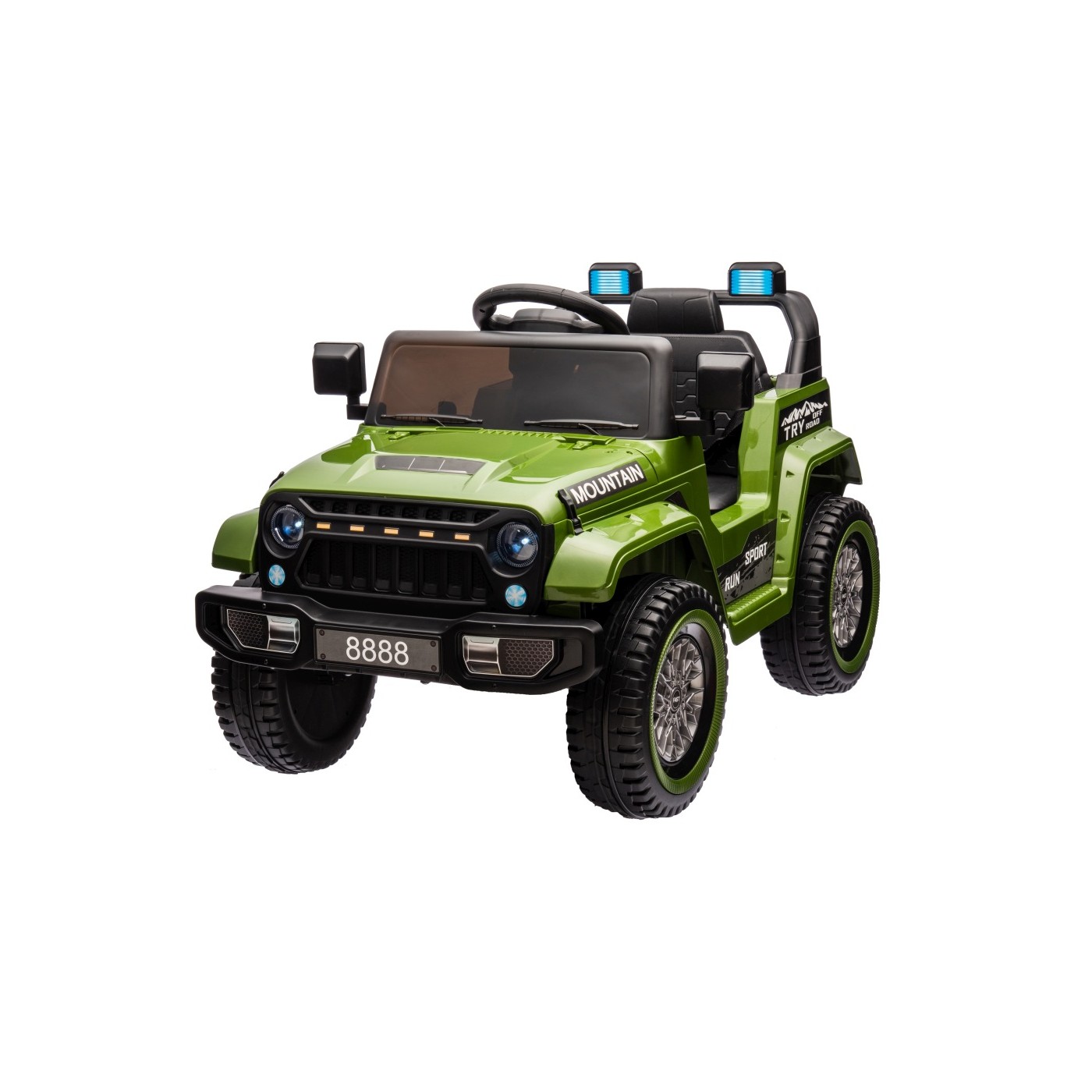Elektrické autíčko OFF ROAD Mountain zelené