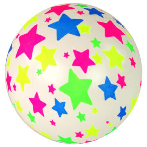 Gumový míč 22 cm bílý