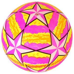 Gumový míč 22 cm růžový