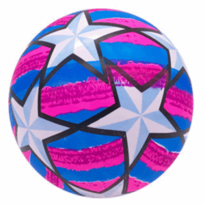 Gumový míč s hvězdami 24 cm modrý