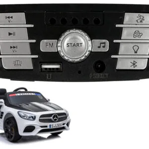 Hudební panel do elektrického vozítka policie Mercedes SL500