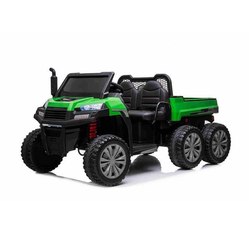 Mamido Elektrické autíčko Farmer Truck 6x6 Sklápěcí 60kg zelené - Obrázek 2