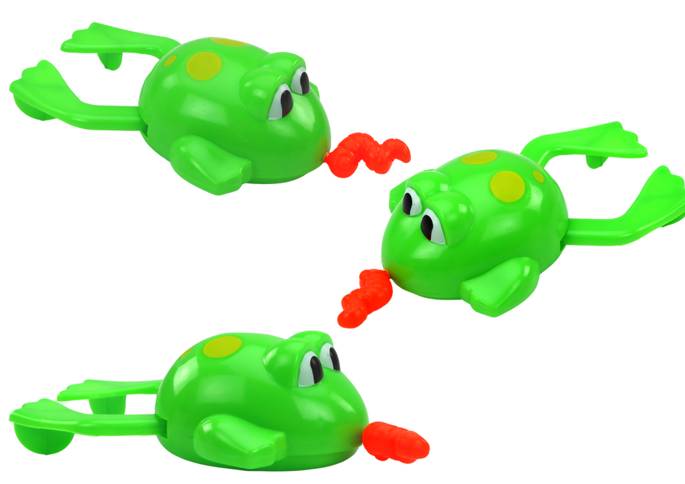 Natahovací plovoucí žába do vany zelená - Obrázek 2