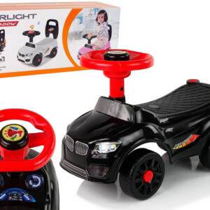 Odrážedlo autíčko černo-červené