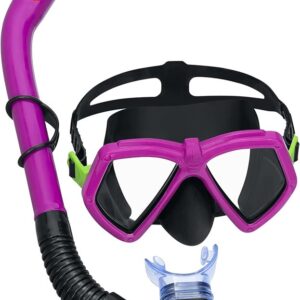 Sada na potápění maska s šnorchlem růžová