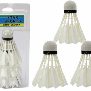 Sada péřových míčků na badminton 3 ks