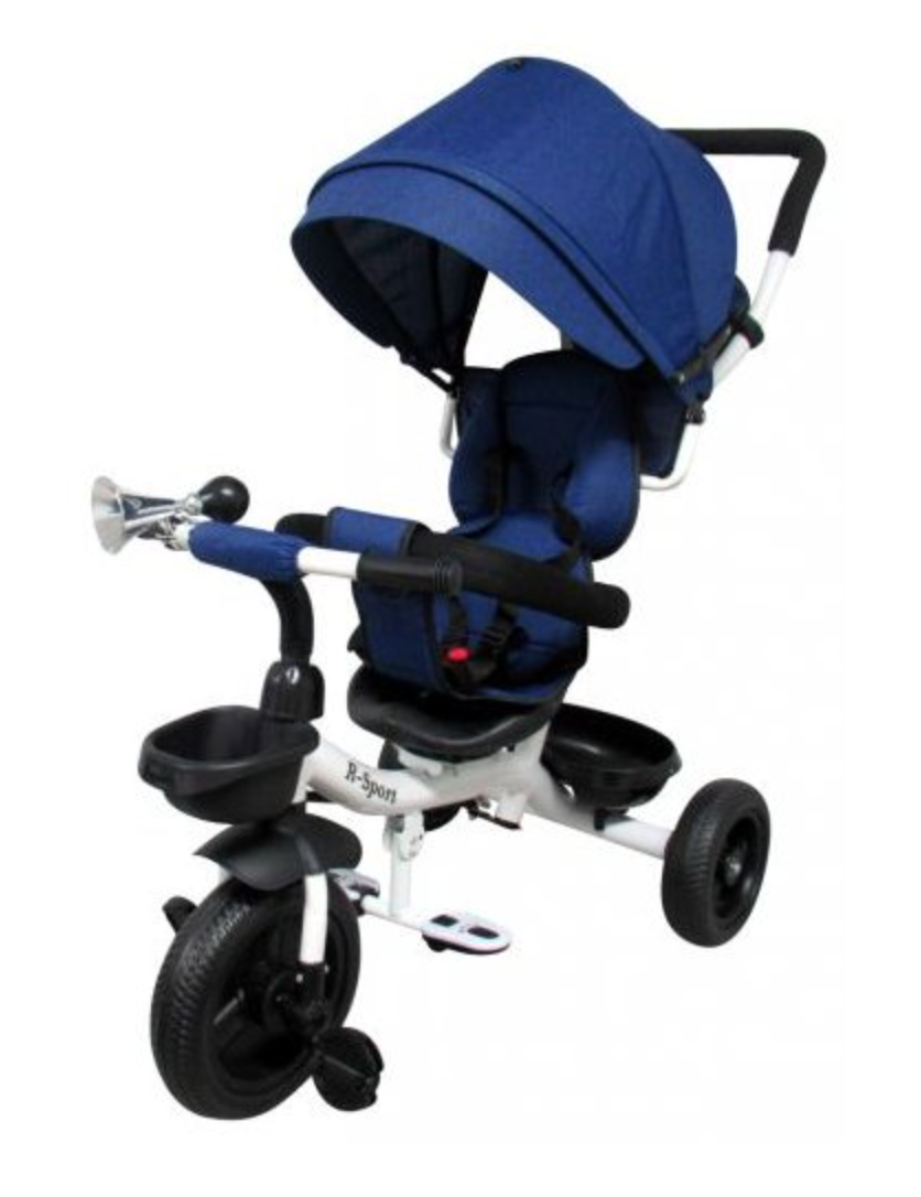 Tříkolka T4 R-Sport s EVA koly tmavě modrá