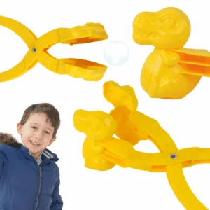 Tvořítko na sněhové koule dinosaurus žlutý