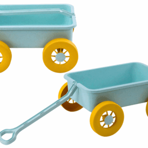 Vozík na pískoviště tyrkysový