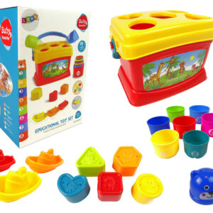 Vzdělávací kbelíky Pyramidový třídič lodí třídič do koupele